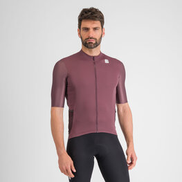 SPORTFUL Cycling short sleeve jersey - SUPERGIARA - bordeaux