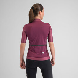 SPORTFUL Cycling short sleeve jersey - SUPERGIARA - bordeaux