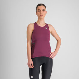 SPORTFUL Cycling sleeveless jersey - SUPERGIARA - bordeaux