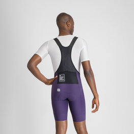 SPORTFUL Cycling bib shorts - SRK - purple
