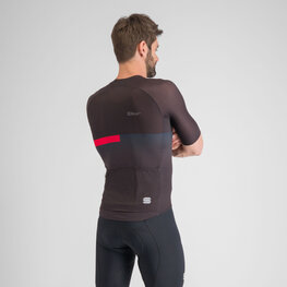 SPORTFUL Cycling short sleeve jersey - BOMBER - black