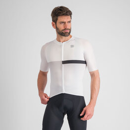 SPORTFUL Cycling short sleeve jersey - BOMBER - white