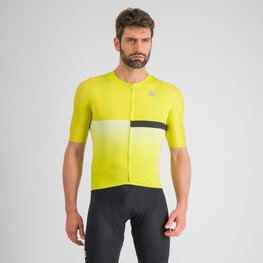 SPORTFUL Cycling short sleeve jersey - BOMBER - yellow