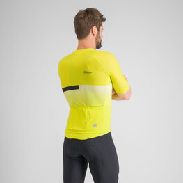 SPORTFUL Cycling short sleeve jersey - BOMBER - yellow