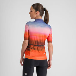 SPORTFUL Cycling short sleeve jersey - FLOW SUPERGIARA - red/blue