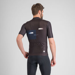 SPORTFUL Cycling short sleeve jersey - GRUPPETTO - black