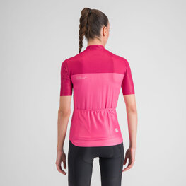 SPORTFUL Cycling short sleeve jersey - PISTA W - cyclamen