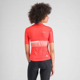 SPORTFUL Cycling short sleeve jersey - BOMBER - red/white