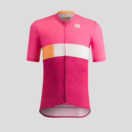 SPORTFUL Cycling short sleeve jersey - SNAP KID - pink