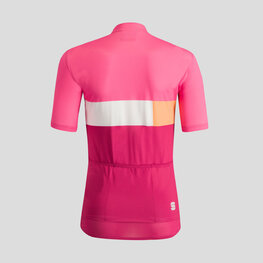SPORTFUL Cycling short sleeve jersey - SNAP KID - pink