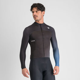 SPORTFUL Cycling winter long sleeve jersey - BODYFIT PRO THERMAL - black