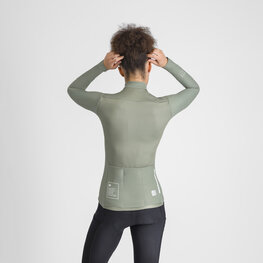 SPORTFUL Cycling winter long sleeve jersey - SRK THERMAL W - green