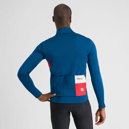 SPORTFUL Cycling thermal jacket - NEO SOFTSHELL - blue