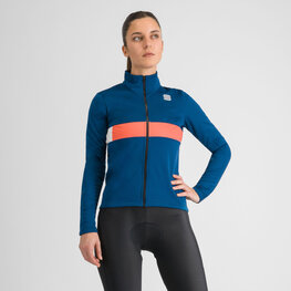 SPORTFUL Cycling thermal jacket - NEO SOFTSHELL W - blue