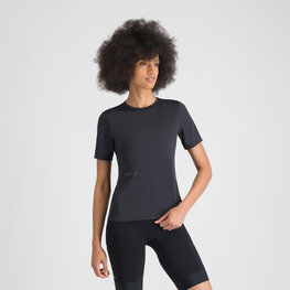 SPORTFUL Cycling short sleeve t-shirt - SUPERGIARA W - black