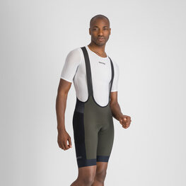 SPORTFUL Cycling bib shorts - SUPERGIARA 2 - green/black
