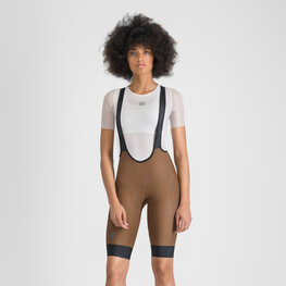 SPORTFUL Cycling bib shorts - GIARA 2 W - brown