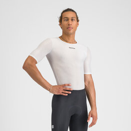 SPORTFUL Cycling short sleeve t-shirt - PRO BASELAYER - white