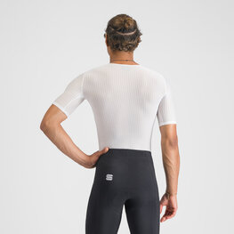 SPORTFUL Cycling short sleeve t-shirt - PRO BASELAYER - white