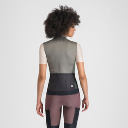 SPORTFUL Cycling short sleeve jersey - SUPERGIARA LOGO W - grey/pink