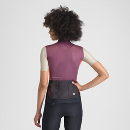 SPORTFUL Cycling short sleeve jersey - SUPERGIARA LOGO W - bordeaux