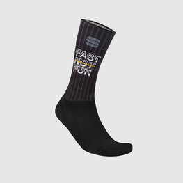 SPORTFUL Cyclingclassic socks - FAST NOT FUN - black