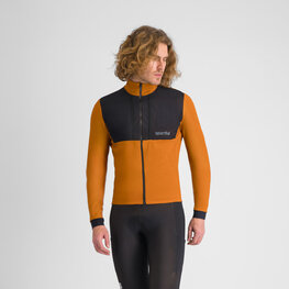 SPORTFUL Cycling thermal jacket - SUPERGIARA 2 - orange/black