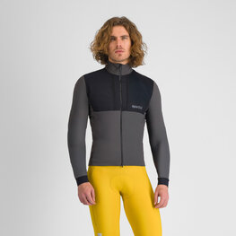 SPORTFUL Cycling thermal jacket - SUPERGIARA 2 - grey/black
