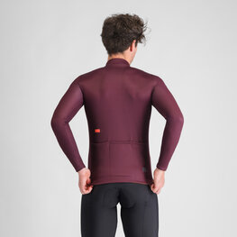 SPORTFUL Cycling winter long sleeve jersey - CLASSIC THERMAL - bordeaux