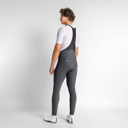SPORTFUL Cycling long bib trousers - PULSE - grey