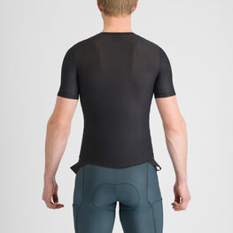 SPORTFUL Cycling short sleeve t-shirt - WINTER LAYER - black