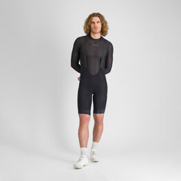 SPORTFUL Cycling long sleeve t-shirt - WINTER LAYER - black