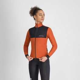 SPORTFUL Cycling thermal jacket - SUPERGIARA 2 W - orange/black
