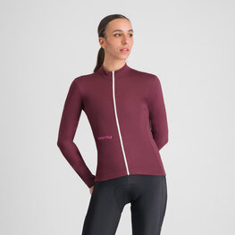 SPORTFUL Cycling winter long sleeve jersey - CLASSIC THERMAL W - bordeaux