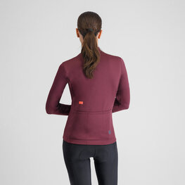 SPORTFUL Cycling winter long sleeve jersey - CLASSIC THERMAL - bordeaux