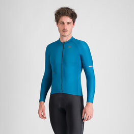 SPORTFUL Cycling winter long sleeve jersey - SUPERNOVA THERMAL - blue