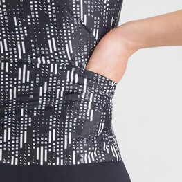 SPORTFUL Cycling skinsuit - G-SUIT - black/white