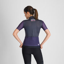 SPORTFUL Cycling short sleeve jersey - SUPERGIARA LOGO 2 - blue/purple