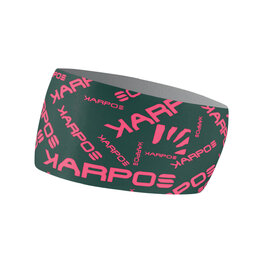 KARPOS Cycling headband - PELMO - green/pink