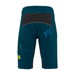 KARPOS Cycling shorts without bib - BALLISTIC EVO - blue/green