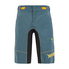 KARPOS Cycling shorts without bib - BALLISTIC EVO - blue/grey