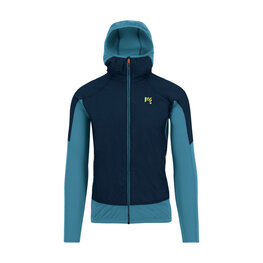 KARPOS Cycling windproof jacket - LAVAREDO - blue/light blue