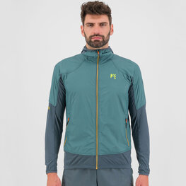 KARPOS Cycling windproof jacket - LAVAREDO - green