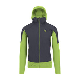 KARPOS Cycling windproof jacket - LAVAREDO - green/blue
