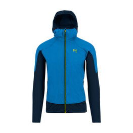 KARPOS Cycling windproof jacket - LAVAREDO - blue/black
