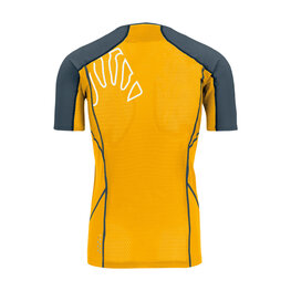 KARPOS Cycling short sleeve t-shirt - LAVAREDO - yellow/black