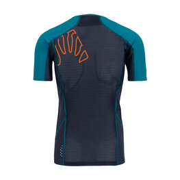 KARPOS Cycling short sleeve t-shirt - LAVAREDO - black/blue