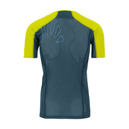 KARPOS Cycling short sleeve t-shirt - LAVAREDO - green/yellow