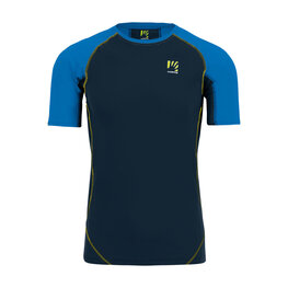 KARPOS Cycling short sleeve t-shirt - LAVAREDO - black/blue