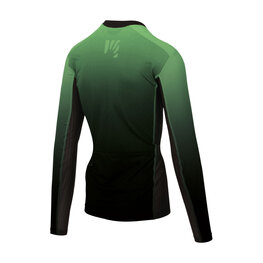 KARPOS Cycling summer long sleeve jersey - JUMP - green/black